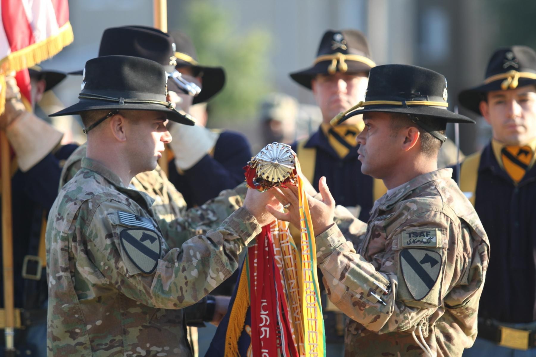 1st Air Cav Apache battalion uncase colors | Article | The United ...