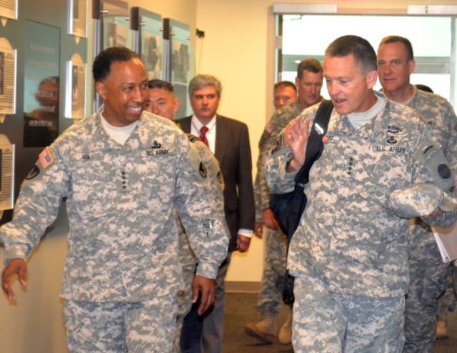 Gen. Daniel B. Allyn visits AMC