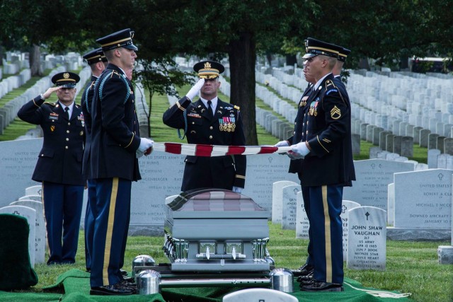Maj. Gen. Harold J. Greene buried at Arlington National Cemetery