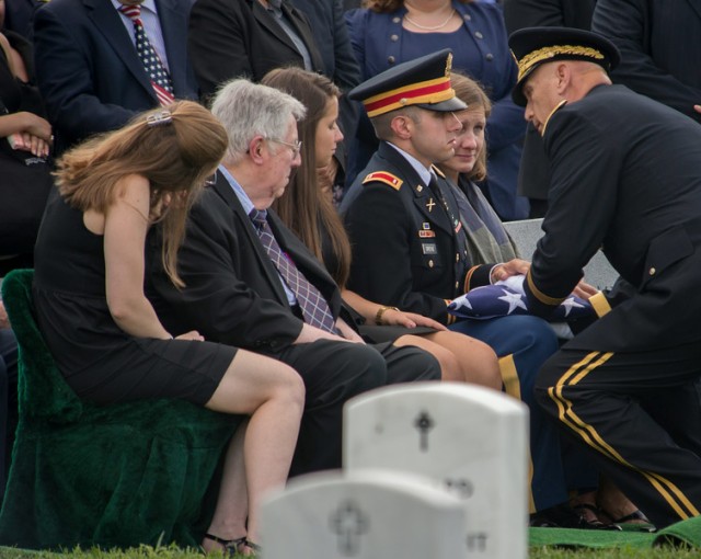 CSA Comforts 1st Lt. Matthew Green