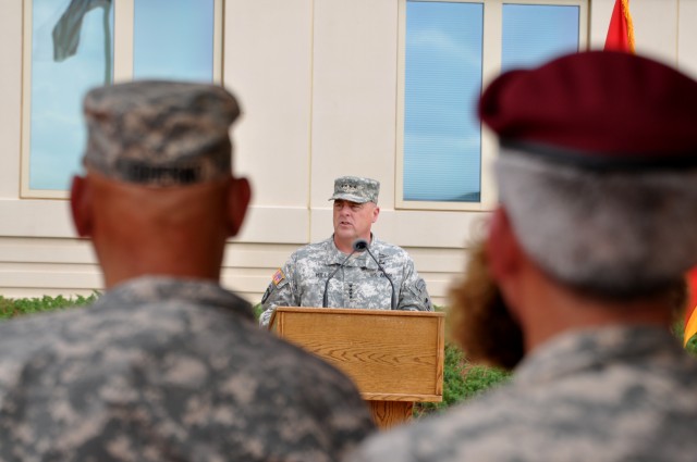 Milley takes FORSCOM colors, Allyn departs Fort Bragg to become Army vice chief