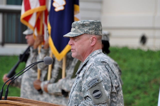 Milley takes FORSCOM colors, Allyn departs Fort Bragg to become Army vice chief