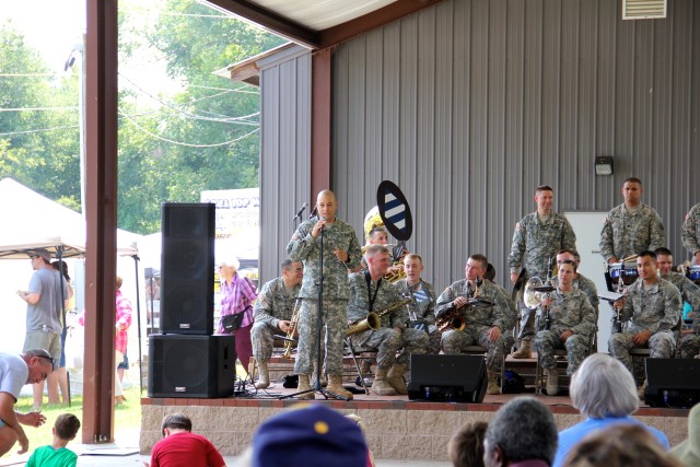 Marne Band performs at Brooklet Peanut Festival