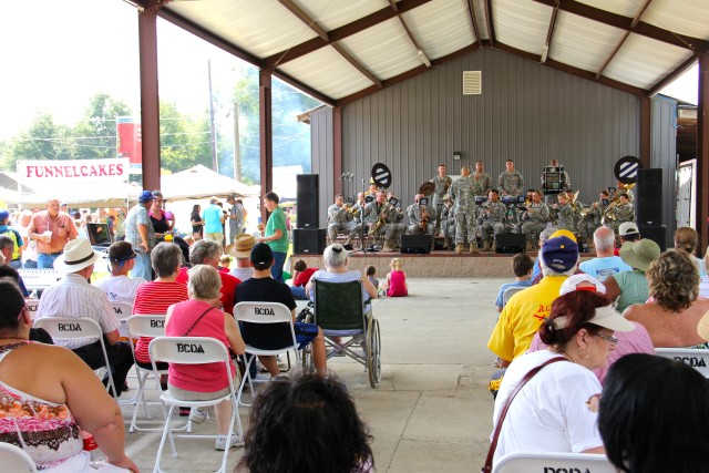 Marne Band performs at Brooklet Peanut Festival