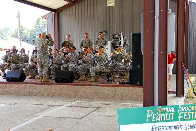 Marne Band performs at Brooklet Peanut Festival