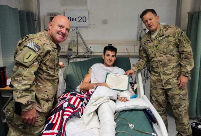 4th Infantry Division NCO, wounded warrior named USO 'Soldier of the Year'