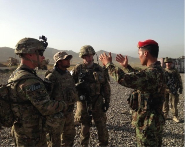 3d Cavalry Regiment platoon conducts mounted, dismounted patrol with ANA's 203rd Corps military police