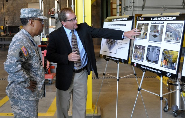 AMC leader praises ammo plant's capabilities, support to DOD