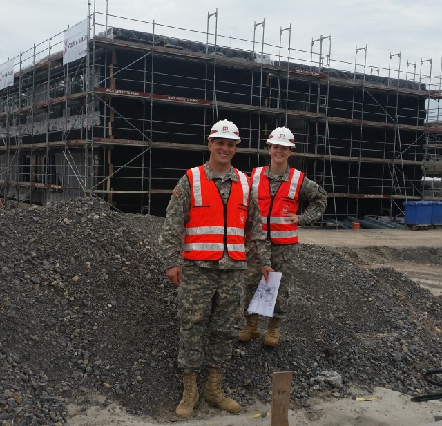 Future Army officers shadow engineers at Stuttgart