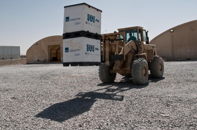 Excess medical equipment donated to Mirwais Hospital in Kandahar