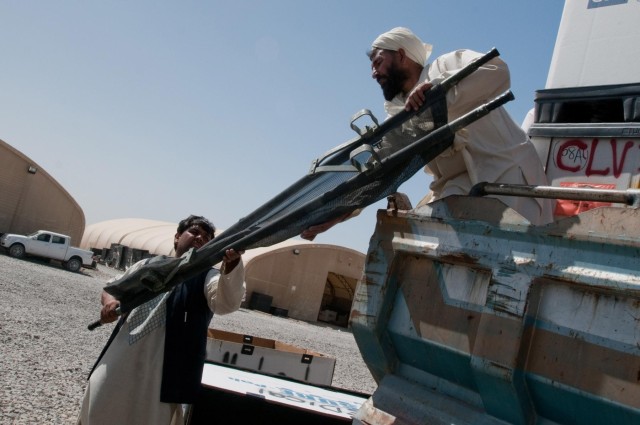 Excess medical equipment donated to Mirwais Hospital in Kandahar