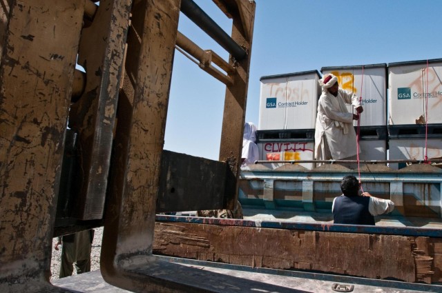 Excess medical equipment donated to Mirwais Hospital in Kandahar