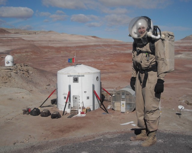 U.S. Army officer competes for one-way ticket to Mars