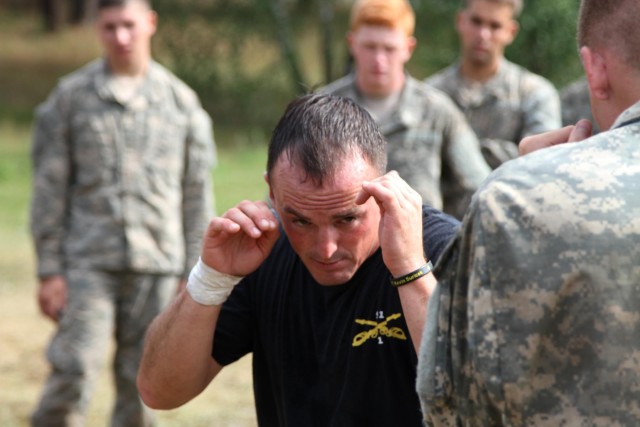 'Sky Soldiers' and 'Iron Wolves' certify on Combatives