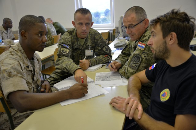 National Incident Management System Course students in Slovenia