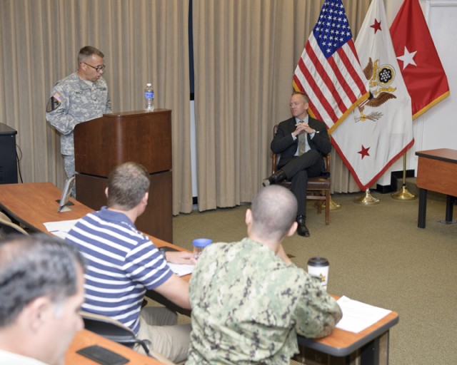 Army Under Secretary delivers keynote speech to Intel Law class