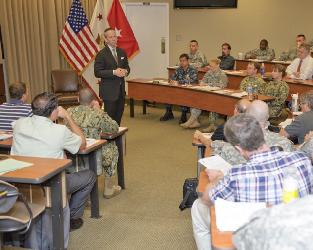 Army Under Secretary delivers keynote speech to Intel Law class