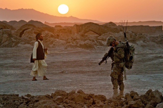 1-12 Infantry develops relationships through joint patrols and celebrating Afghan culture