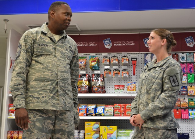Exchange Senior Enlisted Advisor visits