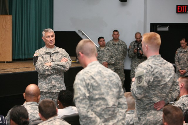 Sgt. Maj. of the Army Raymond Chandler III visit