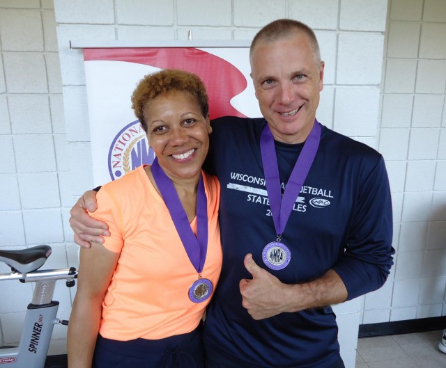 Fort Myer Fitness Center patrons are racquetball champs