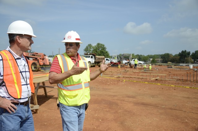 School construction on track