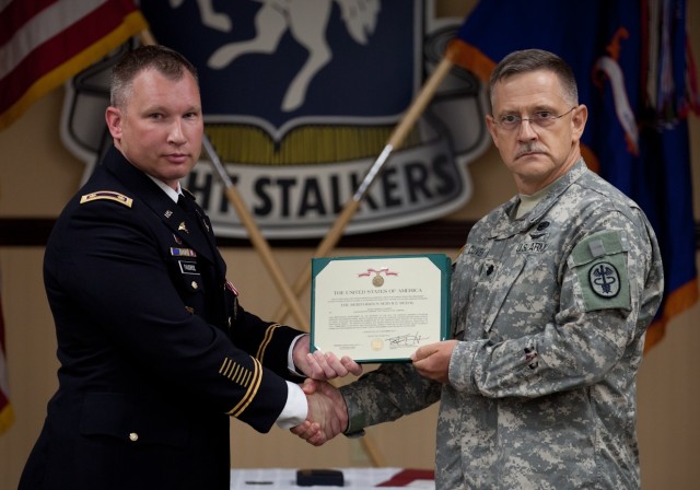 Army PA recognized for exceptional service