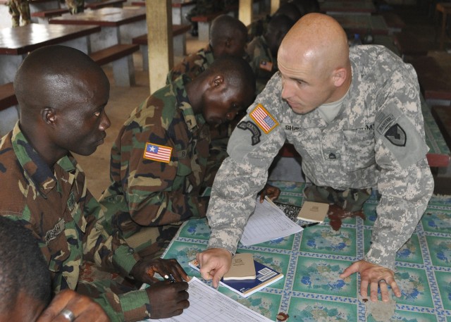 Security enterprise builds partnership with Liberian Army