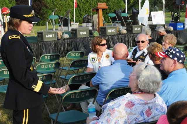 Brig. Gen. French Honors Fallen During Tribute