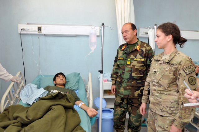 Brave Rifles doctor assists in
