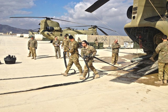 Jump FARP operations in Afghanistan