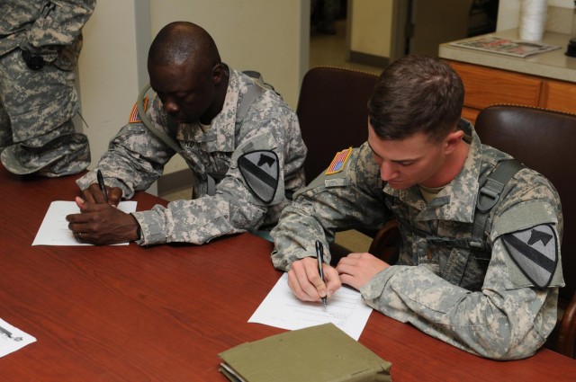 Leaders participate in team challenge, build working relationships