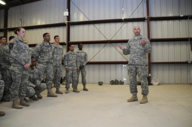 New York Army National Guard MPs here from MP sergeant major