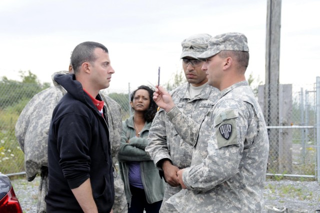 New York Army National Guard MPs train at Fort Drum