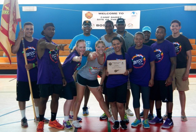 Ansbach BOSS team wins at kickball