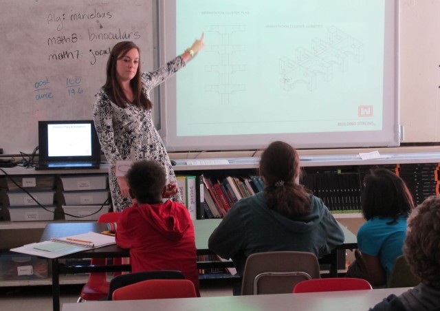 Corps employees mix science and art for local students