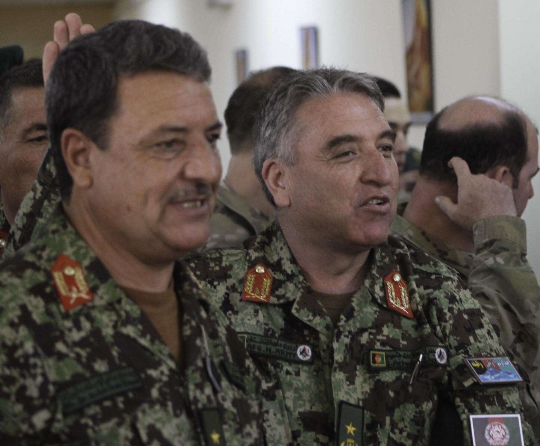 The commander of the Gamberi Regional Medical Hospital, Afghan National ...