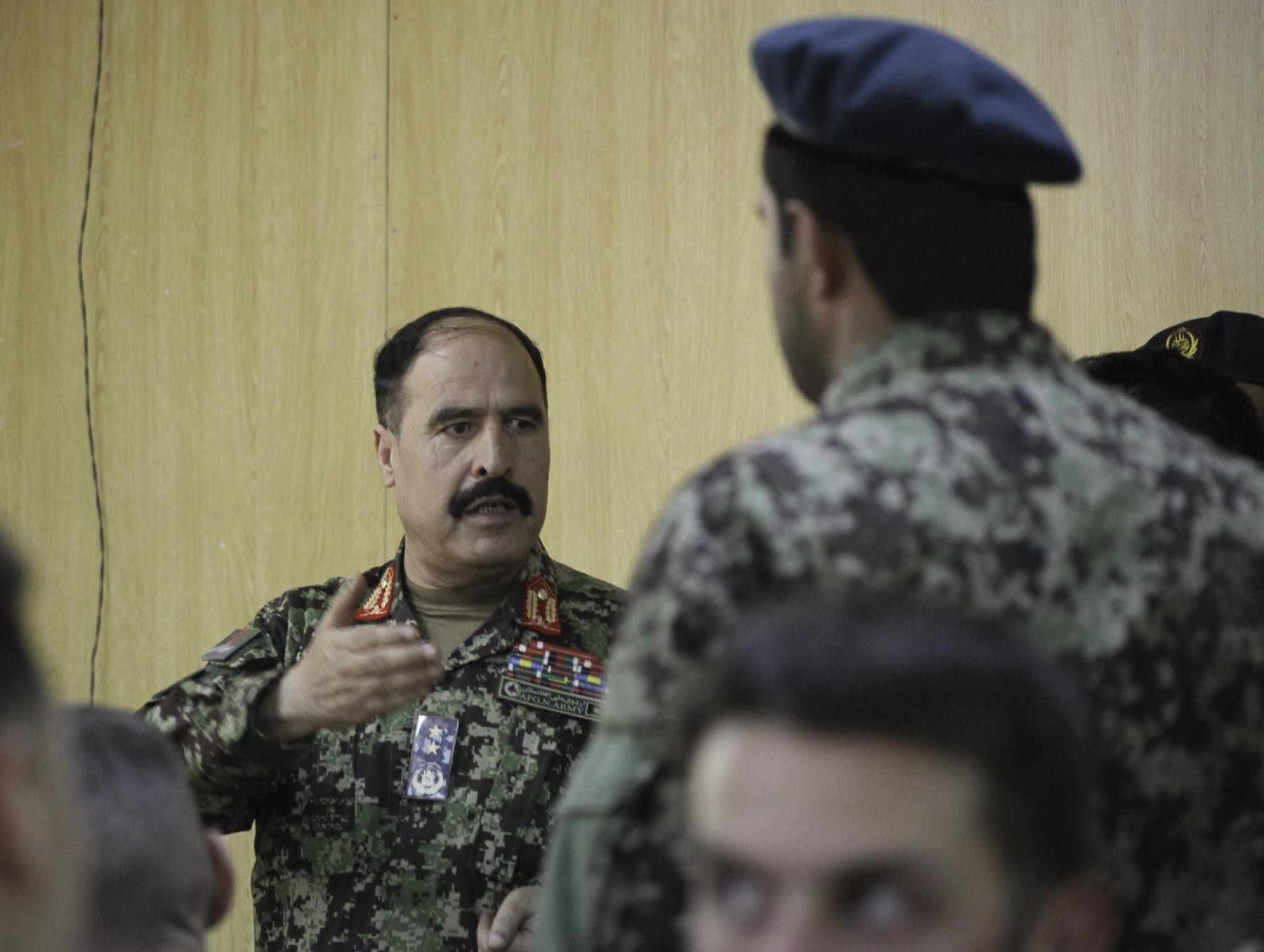 Maj. Gen. Mohammad Zaman Waziri, Afghan Army 201st Corps commander ...