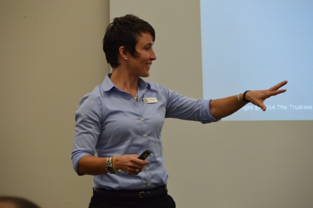 Dr. Shannon Baird teaches a resiliency class