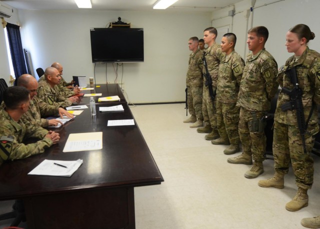 1st Cavalry Soldiers show 'initiative and dedication' at Soldier of the Month board