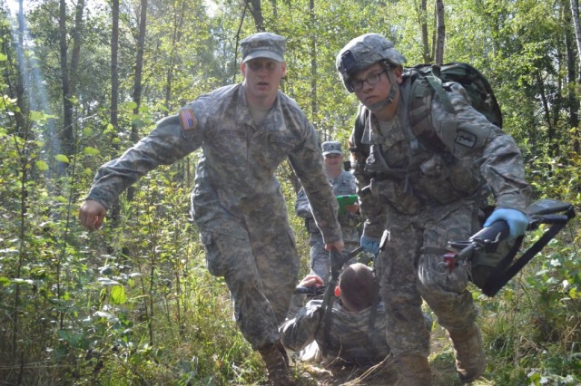 USAREUR Expert Field Medical Badge candidates begin testing