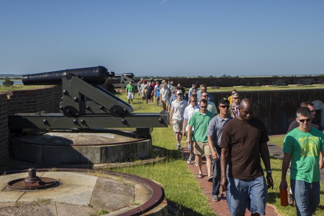 3rd CAB leaders learn from the past at Fort Pulaski