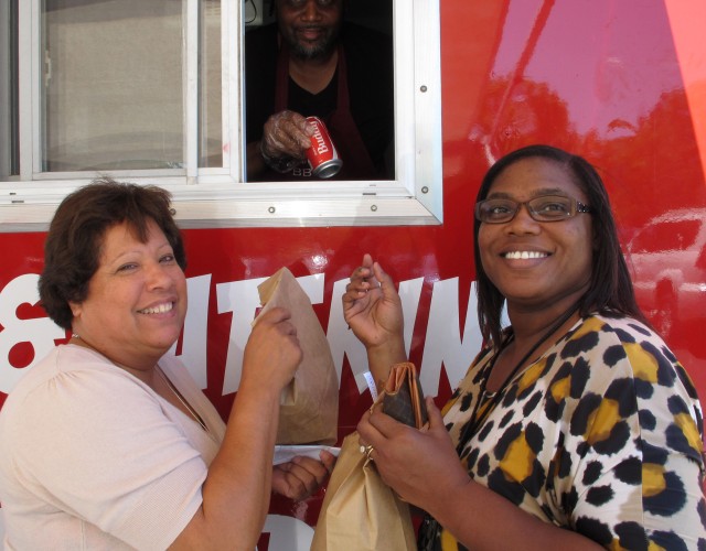 Food trucks offer Corps employees unique lunch options