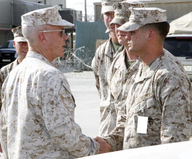 Gen. James F. Amos visits Camp Arifjan
