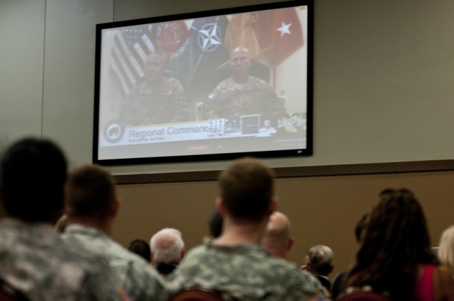 First Team commander 'hangs out' from Afghanistan