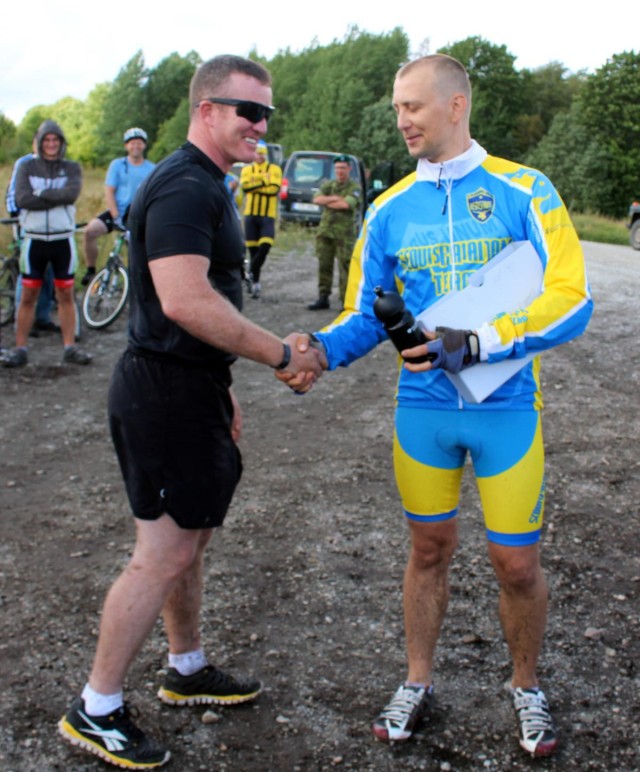 Pedaling partnerships: 173rd Airborne Brigade represents USA in Estonian cross country cycling competition