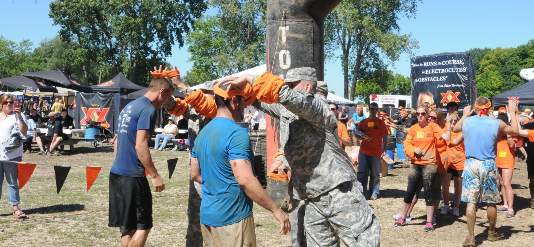 Soldiers connect with community during Tough Mudder Article The