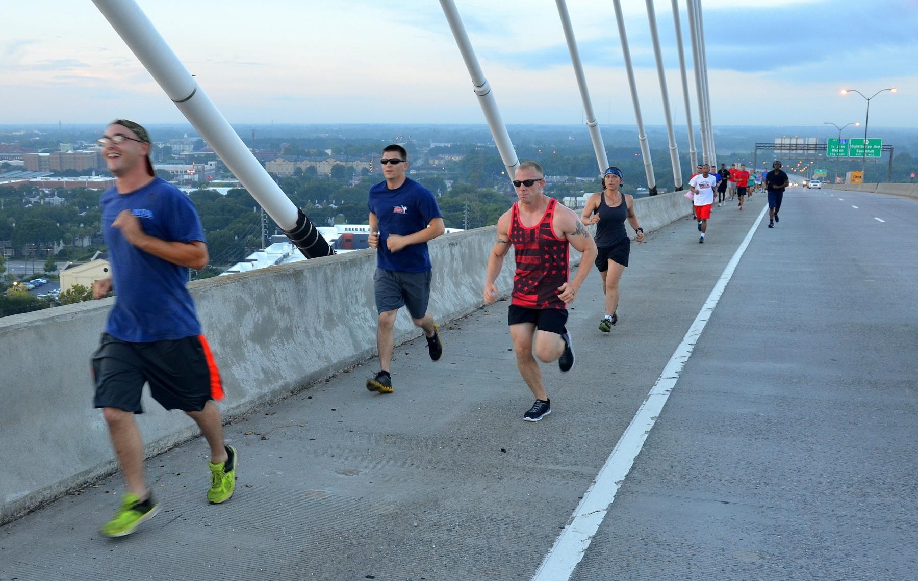 Commander organizes bridge run in Savannah for PT Article The