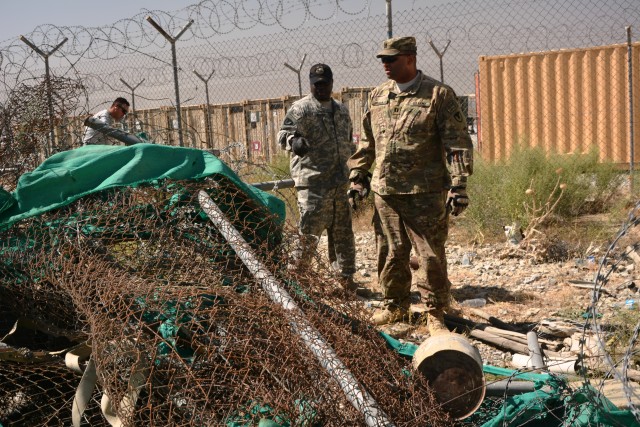 3-401st AFSBn is clearing yards, tagging property and removing non-mission essential equipment