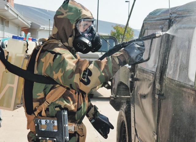 Fort Leonard Wood evaluates new decon system